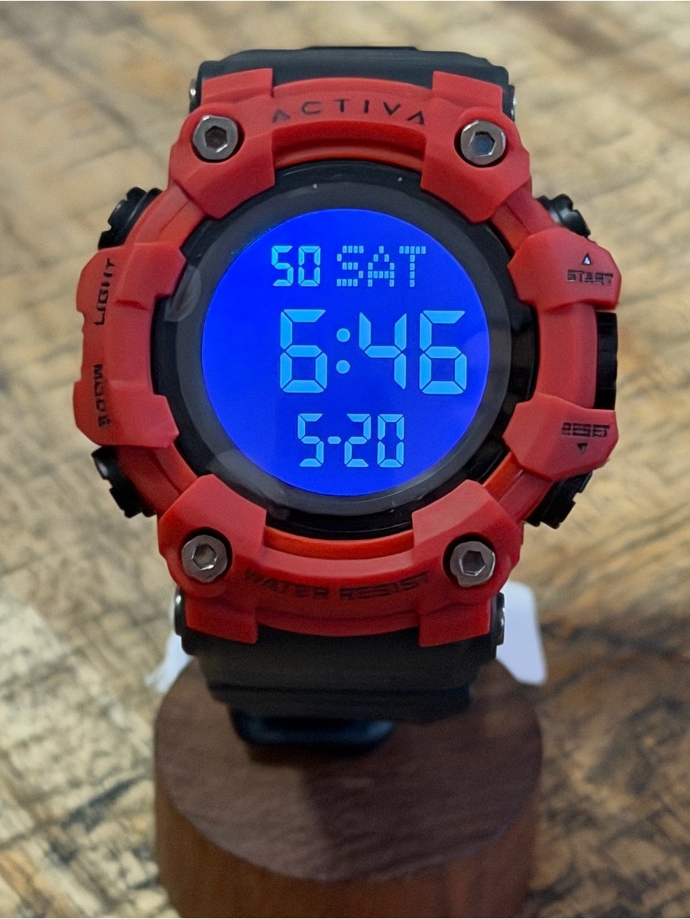 NEW Activa Kadron X Invicta ACW1968-005 Red Black Digital Watch 53mm NIB